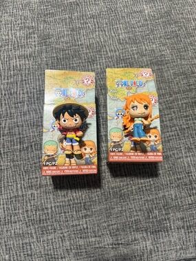 Funko OP Mystery Minis Luffy And Nami